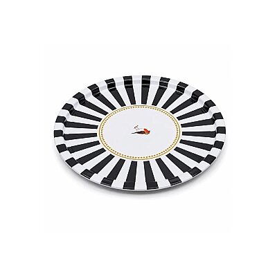 Kuş Desenli Metal Tepsi 35cm (GN-53-135) - 3