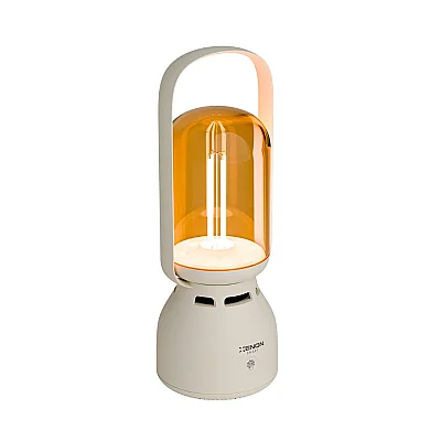 Lambalı Bluetooth Hoparlör | Gece Lambalı, 1800 Mah, Şarjlı, Müziğe Duyarlı, Taşınabilir (X6851) - 1