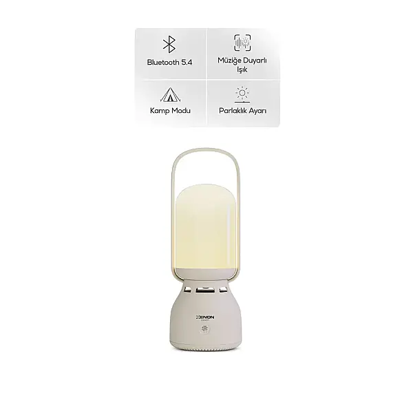 Lambalı Bluetooth Hoparlör | RGB Işıklı, 1800 Mah, Şarjlı, Taşınabilir, Çift Yönlü İletişim (X6850) - 5