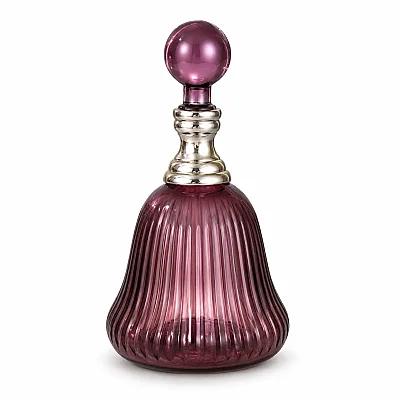 Lamedore Bell Patlıcan Moru Şişe 14*23 cm (1PRO13398AU) - La'Medore (1)