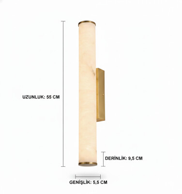 Liora Tube Mermer Aplik - 8