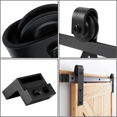 Lucido Üstten Askı Ahşap Sürme Kapı Sistemi (L-2131) - 4