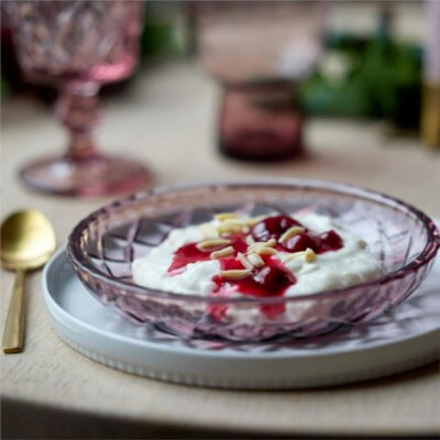 Lyngby Glas Sorrento Asya Tabak 4 Adet Pembe (LG 27799) - Lyngby Glas