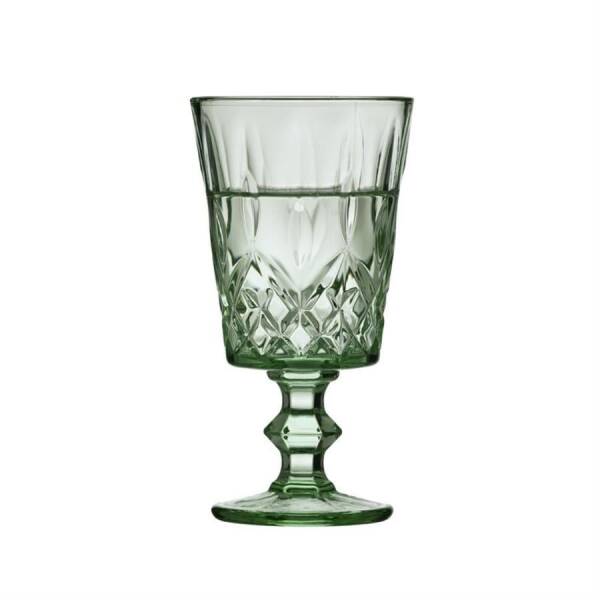 Lyngby Glas Sorrento Şarap Kadehi 4 Adet Yeşil 29 cl (LG 32361) - 3
