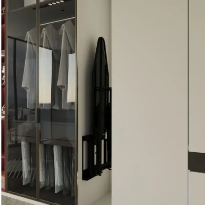 Elant Yandan Bağlı Ütü Masası Siyah Renk (M9010-20) - 3