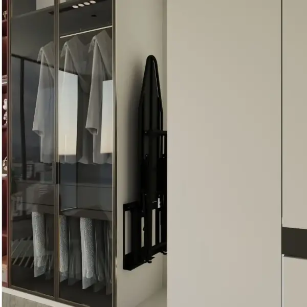 Elant Yandan Bağlı Ütü Masası Siyah Renk (M9010-20) - 3