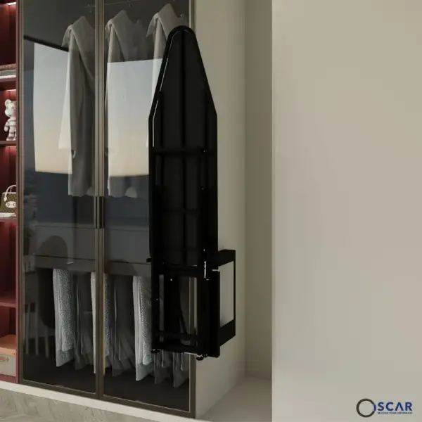 Elant Yandan Bağlı Ütü Masası Siyah Renk (M9010-20) - 2