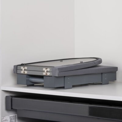 Elant Sürgü Profilli Katlanır Ütü Masası Antrasit Renk (M9045-10) - 3