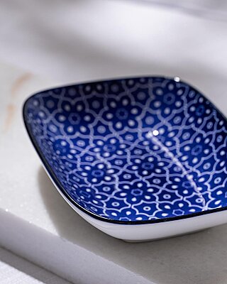 Mais Tabak Mavi Beyaz 17 cm (AMZ53) - Genel