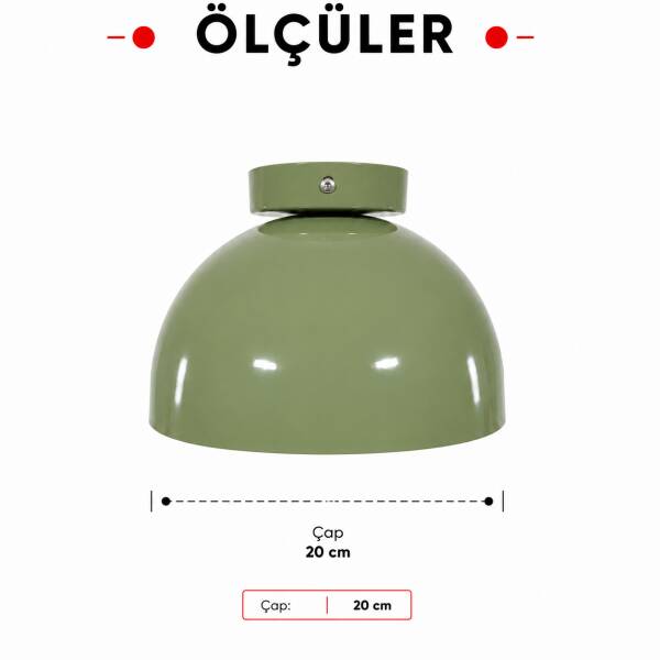 Maui Medium Aplik Mint Yeşili - 4