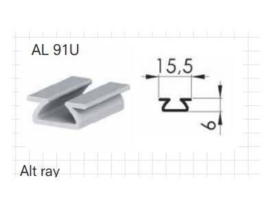 Mepa Alt Tek Kanallı Ray 3metre (AL91U) - 2