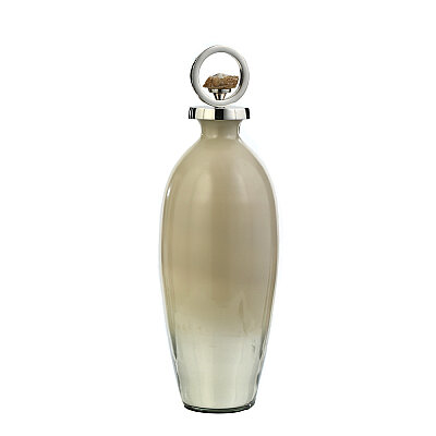 Merkür Kapaklı Vazo 16*16*48 cm (AK.IX0104) - Vitale