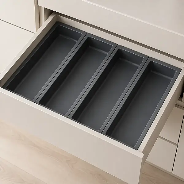 Mesan Traybond Tek Bölme Antrasit Kaşıklık 157mm (105-83-04-309) - 1