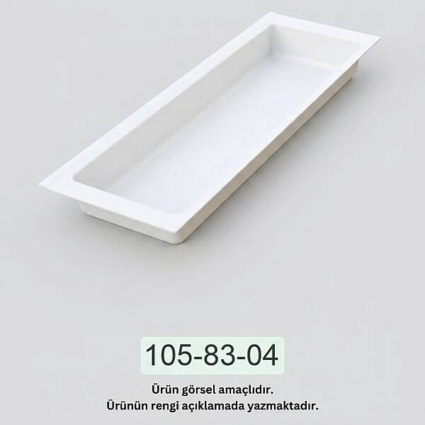 Mesan Traybond Tek Bölme Beyaz Kaşıklık 157mm (105-83-04-302) - 1