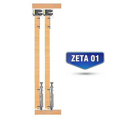 Mesan Zeta 01 Sürgü Kapak Mekanizması 2 Kapak (101-10-02-403) - 4