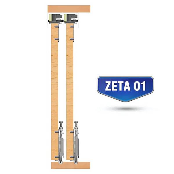 Mesan Zeta 01 Sürgü Kapak Mekanizması 2 Kapak (101-10-02-403) - 4