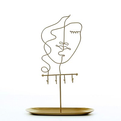 Metal Ahşap Takı Askılığı 23*9,5*35 cm (AK.JFHZ1961960) - Vitale