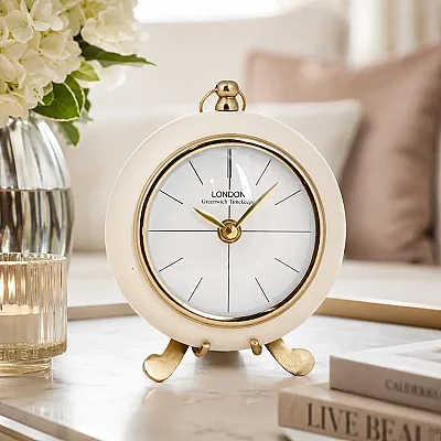 Metal Ayaklı Yuvarlak Saat 5*14*17 cm (AK.IV0333) - 5