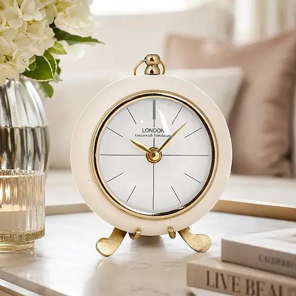 Metal Ayaklı Yuvarlak Saat 5*14*17 cm (AK.IV0333) - 5