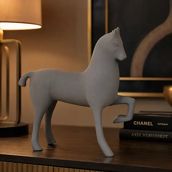 Metal Gri At Obje 5*19*19 cm (AK.IV0346) - 4