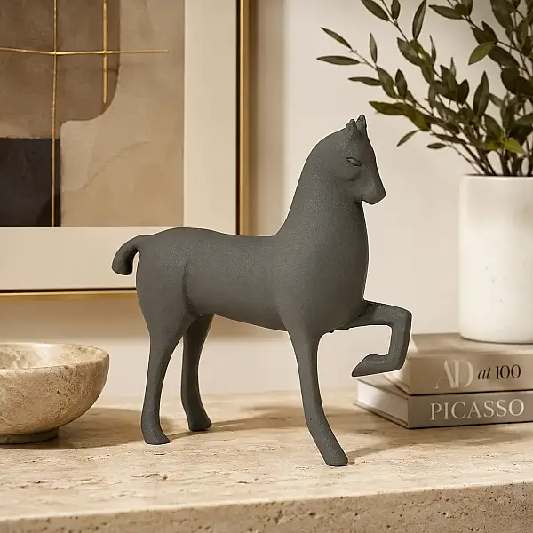 Metal Gri At Obje 5*19*19 cm (AK.IV0346) - 6