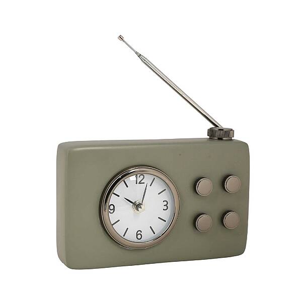 Metal Yeşil Radio Saat 4*20*5 cm (AK.IV0307) - 2