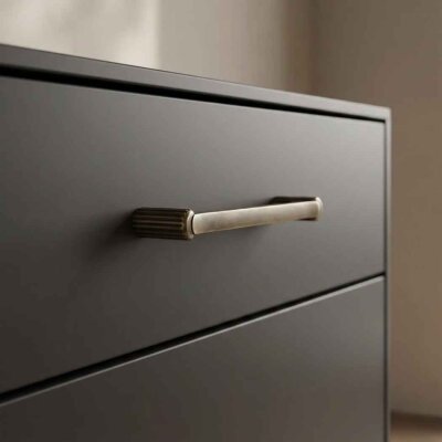 Mia Metal 1910 Modeli Antik Sarı Kulp 128mm (1910-128-94) - Mia Metal