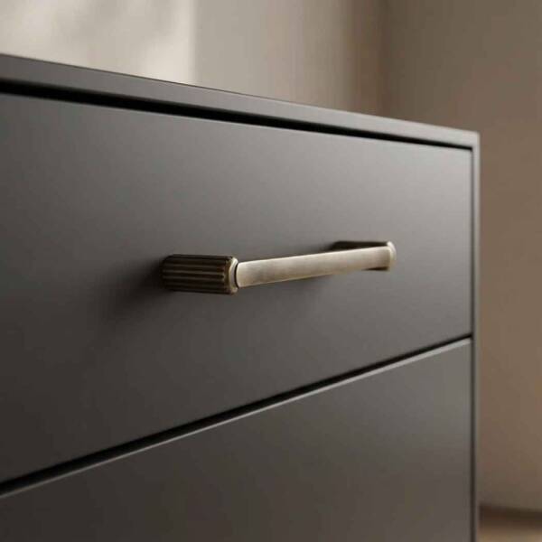 Mia Metal 1910 Modeli Antik Sarı Kulp 128mm (1910-128-94) - 1