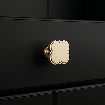 Mia Metal Düğme Kulp Mat Sarı (1907-D-22) - Mia Metal