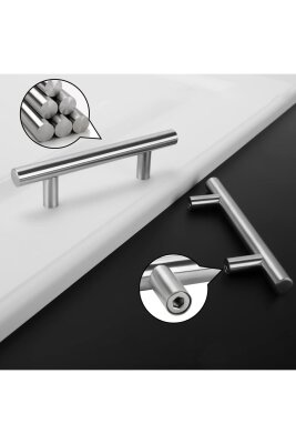 Mia Metal Çubuk Kulp Saten 128mm (1901-128-53) - 3