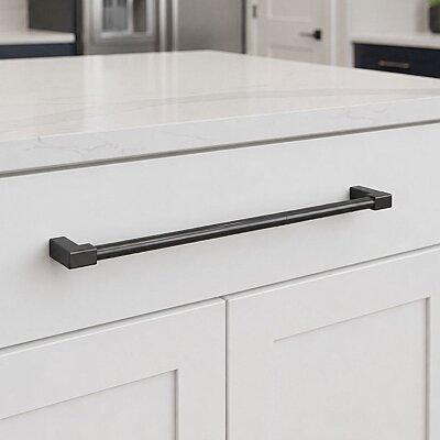 Mia Metal Mobilya Kulbu Antrasit Renk 192mm Kulp (1905-192-54) - Mia Metal