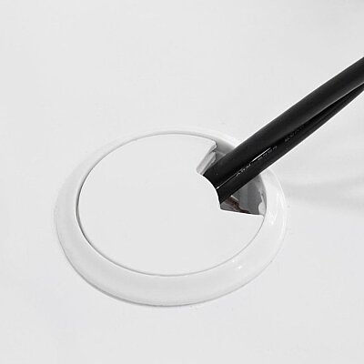 Kablo Kanalı Kapağı Beyaz Plastik (MOB75) - Sese