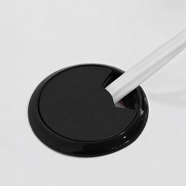 Kablo Kanalı Kapağı Siyah Renk Plastik (MOB100) - 1