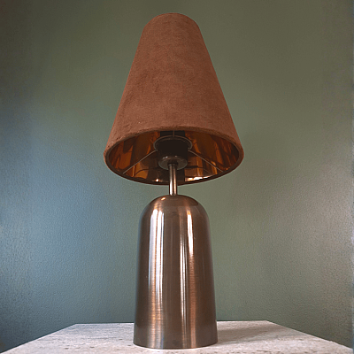 Mocha Copper Abajur - 5