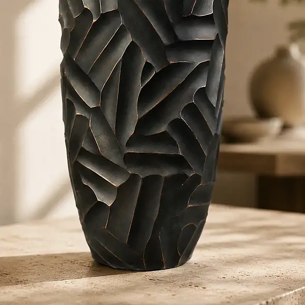 Modern Saksı Eskitme Bakır (AK.BKT0125) - 4