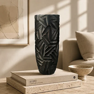 Modern Saksı Eskitme Bakır (AK.BKT0125) - 5