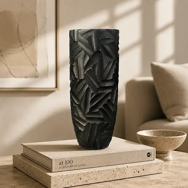 Modern Saksı Eskitme Bakır (AK.BKT0125) - 5