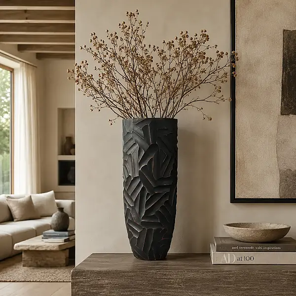 Modern Saksı Eskitme Bakır (AK.BKT0125) - 7
