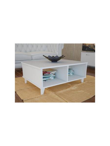 Modilayn Victorya Orta Sehpa, Salon- Ofis- Sehpası Beyaz (ARD613) - 1