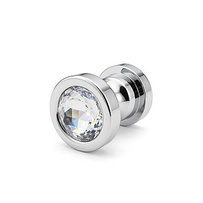 Gedy Moonlight Round Bornozluk Beyaz Kristal Krom (A.1WC.86501/CRB) - Gedy