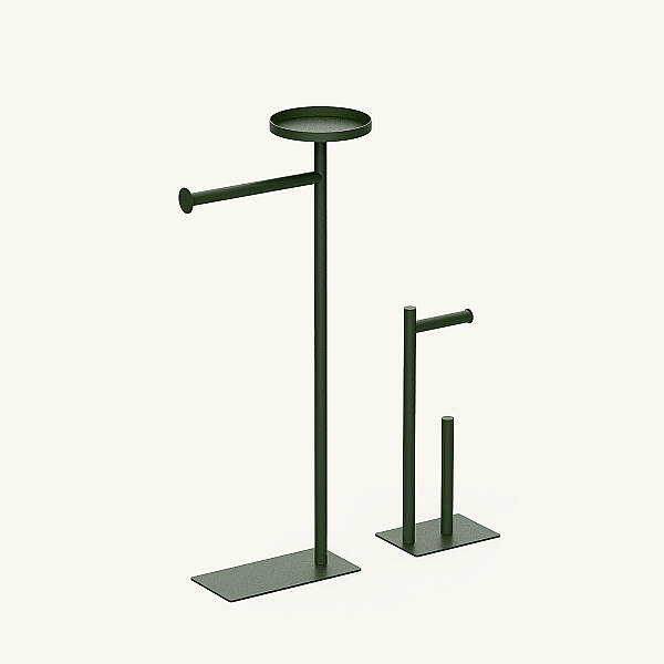 Moss 2'li Metal Banyo Standı - Koyu Yeşil - 2