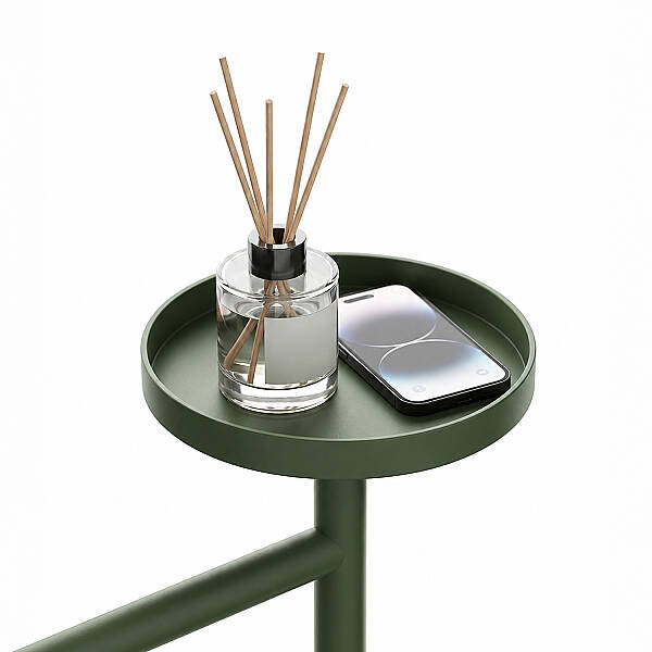 Moss 2'li Metal Banyo Standı - Koyu Yeşil - 4