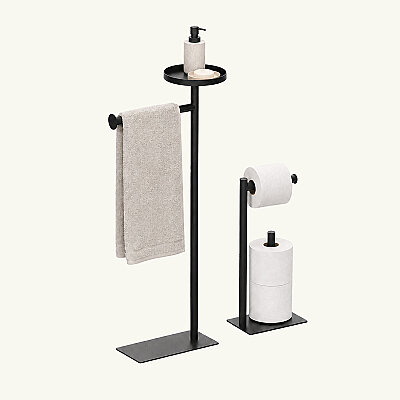 Moss 2'li Metal Banyo Standı - Siyah - Artepera