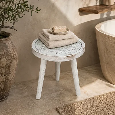 Naturel Kenar Sehpa 41*46*41 cm (MS.JG0037) - 3