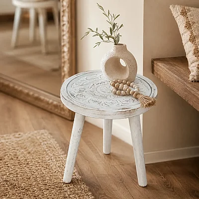 Naturel Kenar Sehpa 41*46*41 cm (MS.JG0037) - 5