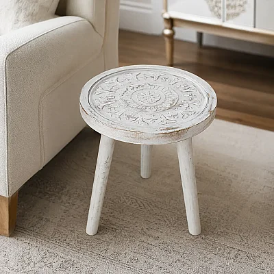 Naturel Kenar Sehpa 46*61*46 cm (MS.JG0036) - Vitale (1)