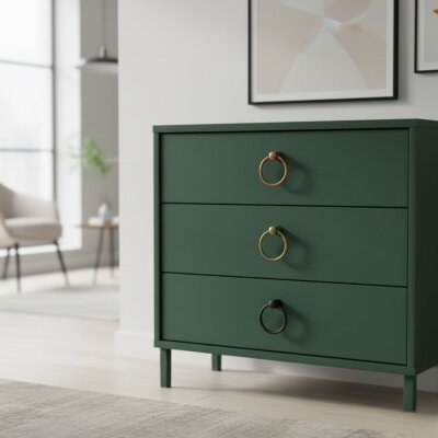 Nobel Cordia Düğme Kulp Antik Bakır (7584-100) - Nobel