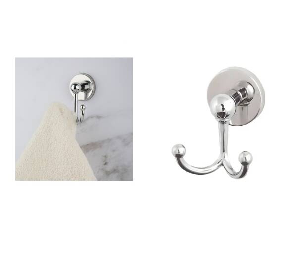 Nobel Fiesta Banyo Havlu Bornoz Askısı Metal (721306) - 1