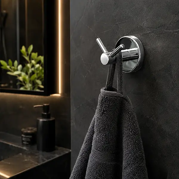 Nobel Fiesta Banyo Havlu Bornoz Askısı Metal (721306) - 1