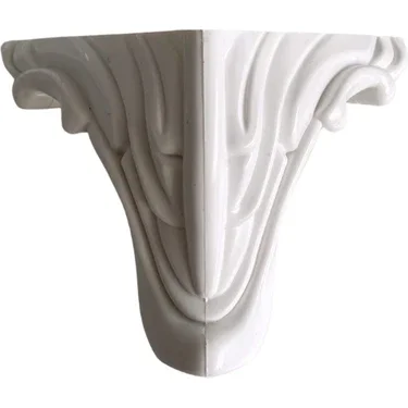 Nobel 11cm Kuğu Model Beyaz Ayak Plastik Mobilya Ayağı (3130-11) - Nobel (1)